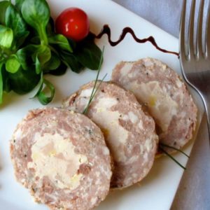 Médaillon au Foie de Canard 130g 30% Bloc de Foie Gras