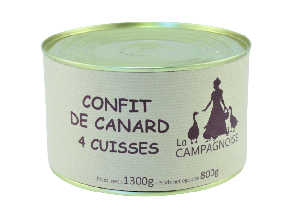 Boite_Confit_de_canard_4_Cuisses_1050g_La_Campagnoise_Producteur_de_Foie_Gras_Sud_-_Ouest_Creysse_Rocamadour