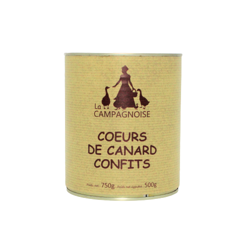 Boite_Coeurs_de_Canards_Confits_750g-La_Campagnoise-Producteur_Foie_Gras_Sud-Ouest_Creysse_Rocamadour
