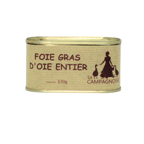 Boite_Foie_Gras_d_Oie_Entier_130g-La_Campagnoise-Producteur_Foie_Gras_Sud-Ouest_Creysse_Rocamadour